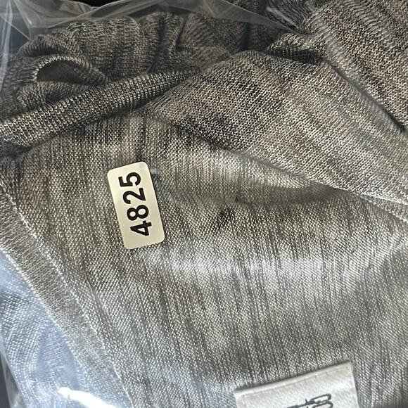 Joseph Ribkoff Tunic Top Womens 12 Gray Slinky Layered V Neck Stretchy Jersey - Picture 15 of 15